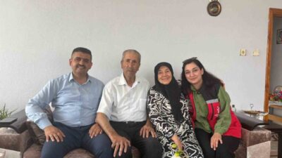 Osmancık ilçesinde gazi ve şehit aileleri, Kurban Bayramı öncesinde ziyaret