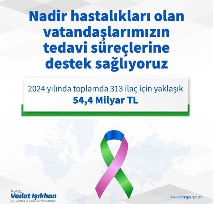 Çalışma ve Sosyal Güvenlik Bakanı Vedat Işıkhan, 2024 yılında nadir