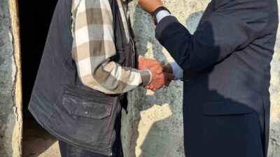 Özükavak Belediye Başkanı Abdullah Gökçetürk, Kurban Bayramı'nda hemşehrileriyle bir araya