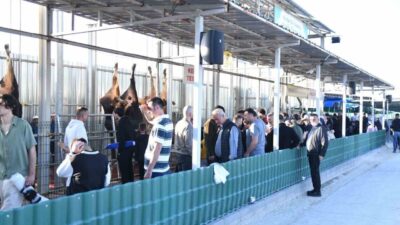 Pursaklar Belediyesi, Gümüşoluk Kurban Pazarı Satış ve Kesim Alanı'nda hızlı,