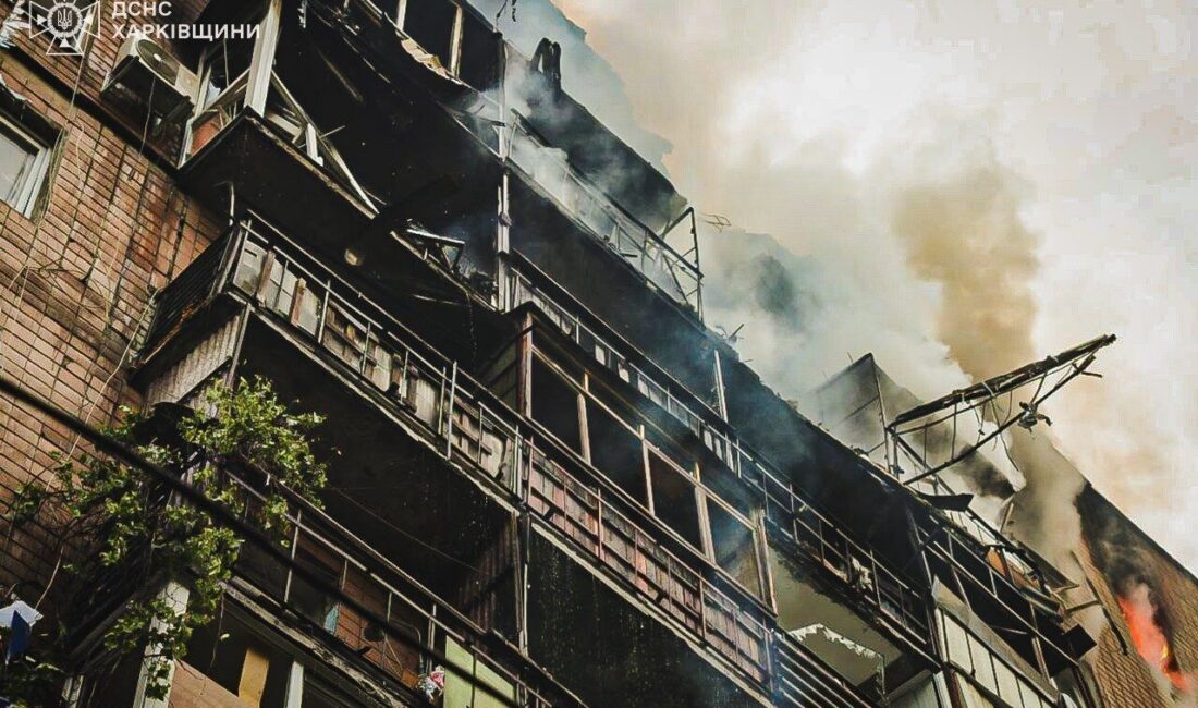 Rus ordusunun Ukrayna'nın Harkov kentinde düzenlediği yoğun saldırıda 3 kişi