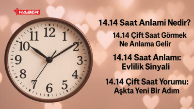 14.14 Saat Anlamı Nedir? 14.14 Çift Saat Görmek Ne Anlama