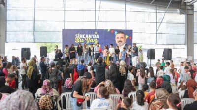 Sincan Belediyesi, Yenikent'te düzenlenen mahalle şenliğinde çocuklar için eğlenceli etkinlikler