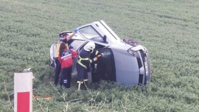 Çorum'un Alaca ilçesinde meydana gelen trafik kazasında N.Y. isimli sürücü