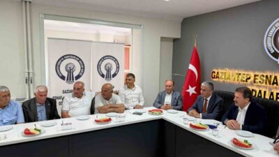 TŞOF Genel Başkanı Mehmet Yiğiner, Gaziantep’te esnaf ve sanatkarların sorunlarını