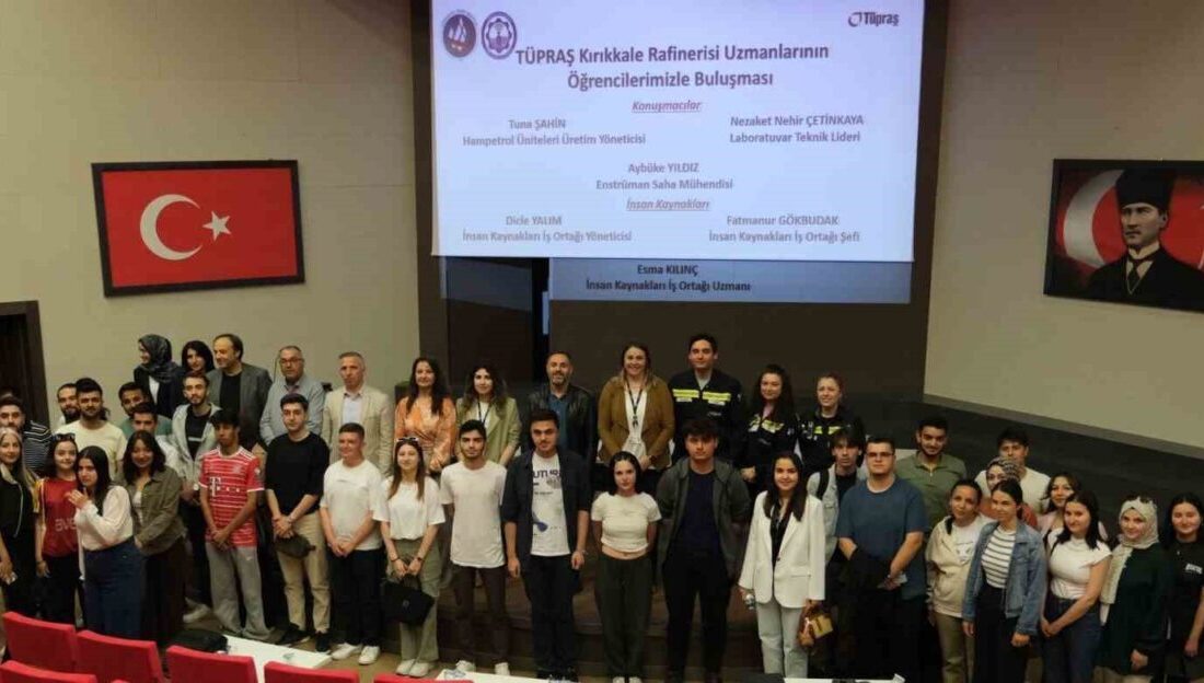 Tüpraş ve Kırıkkale Üniversitesi iş birliği ile gerçekleştirilen staj programı,