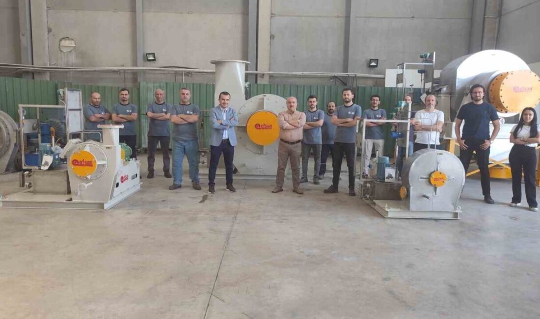 Denizli'de faaliyet gösteren Efsan Makina, Türkiye'de ilk kez yüksek basınç