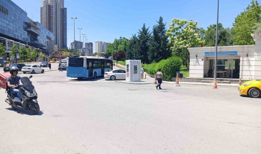 Vale ile otobüs şoförünün demir çubuklu kavgası kamerada Ankara'da otobüs durak kavgasında