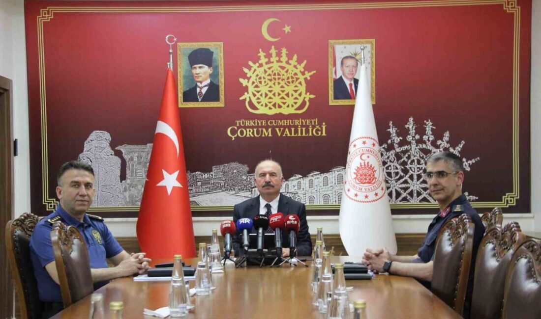 Çorum Valisi Ali Çalgan, yaz mevsiminin gelmesiyle Kırım Kongo Kanamalı