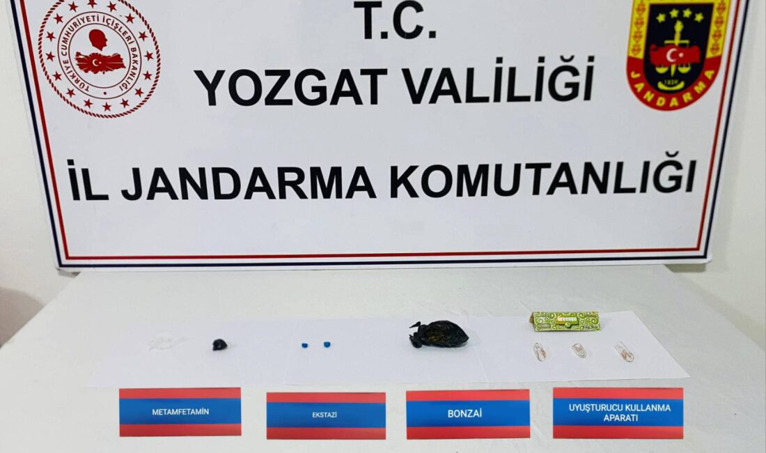 Yozgat’ta Uyuşturucu Operasyonu: Üzerinden