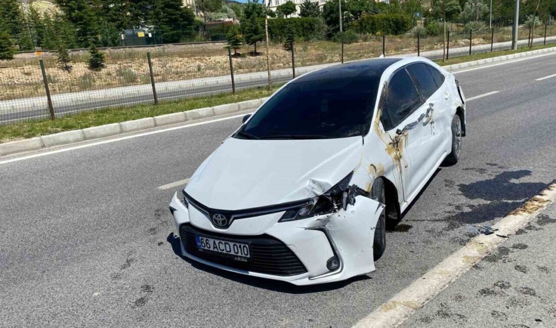 Yozgat’ta 2 araç çarpıştı, 2 kişi yaralandı Yozgat merkezinde meydana gelen