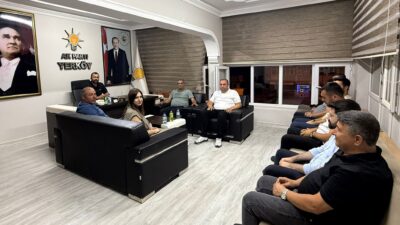 AK Parti Yerköy İlçe Başkanı Selahattin Atalay başkanlığında haftalık istişare