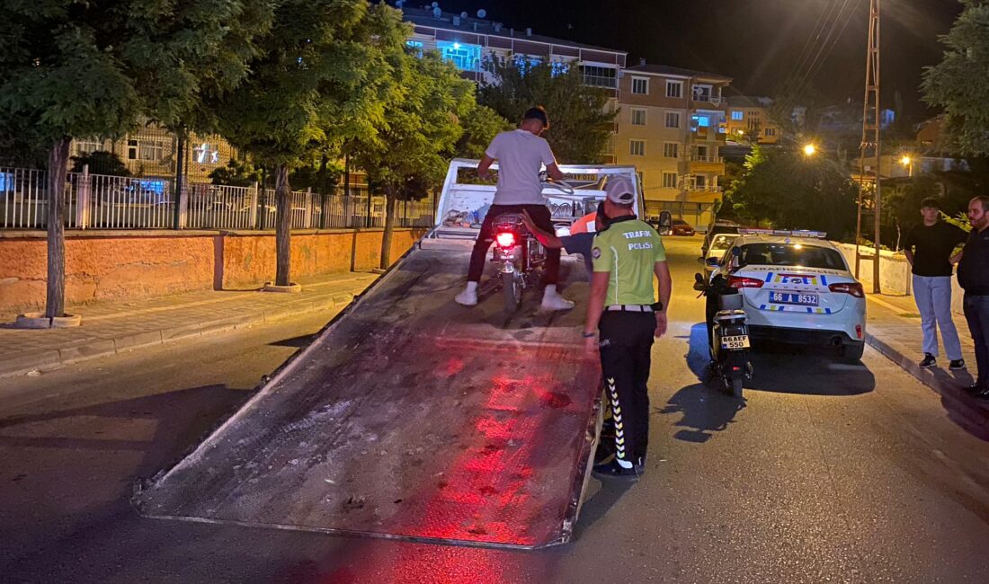 Yerköy İlçe Emniyet Müdürlüğü’ne bağlı Trafik Denetleme Büro Amirliği ekipleri