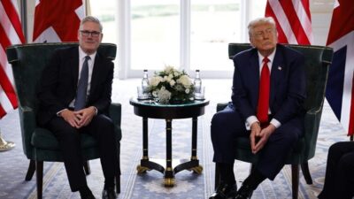 Donald Trump, İngiltere Başbakanı Keir Starmer ile İskoçya'da görüşerek Gazze'deki