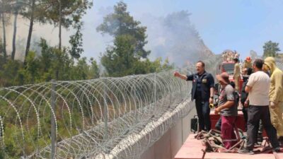 Hatay'ın Yayladağı sınır bölgesindeki yangınlara AFAD tarafından yapılan müdahalede, 734