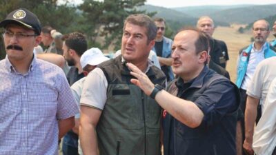 AFAD, yangınlarla mücadelede çok sayıda personel ve araçla çalışmalarını sürdürürken,