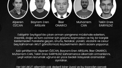 AKUT, Eskişehir'de orman yangınında 5 gönüllüsünü kaybetti. Muharrem Can, İlker