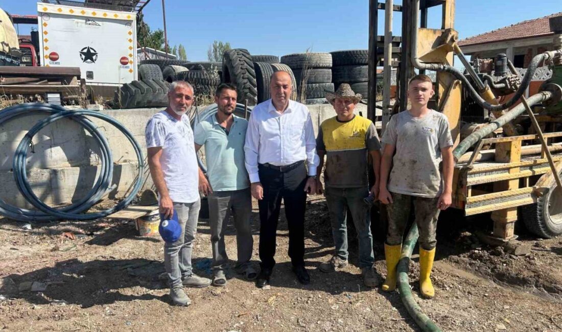 Alaca Belediyesi, kuraklık nedeniyle su sıkıntısını önlemek için sondaj çalışmalarına