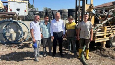 Alaca Belediyesi, kuraklık nedeniyle su sıkıntısını önlemek için sondaj çalışmalarına