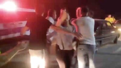 Çorum'da polis denetimini görüntülemek isteyen basın mensubu, alkollü sürücünün kızı