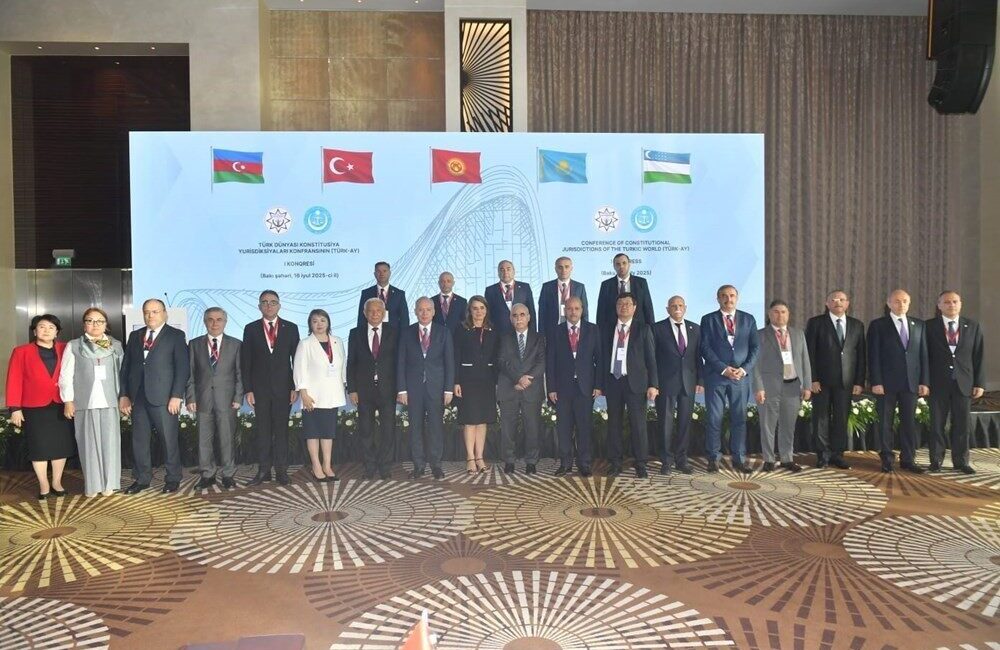 Anayasa Mahkemesi Başkanı Kadir Özkaya, Azerbaycan’da düzenlenen TÜRK-AY I. Kongresi’ne