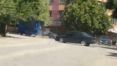 Altındağ ilçesinde drift yapan sürücü mahalle sakinlerini rahatsız etti. Olay,