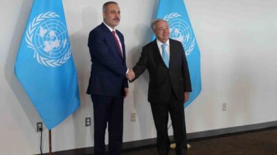 Dışişleri Bakanı Hakan Fidan, BM Genel Sekreteri Antonio Guterres'in ev