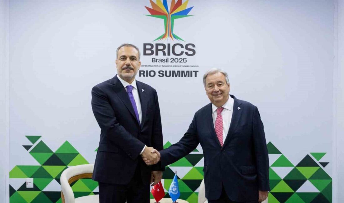 Bakan Fidan, BM Genel Sekreteri Guterres ile görüştü Hakan Fidan, BRICS Zirvesi'nde