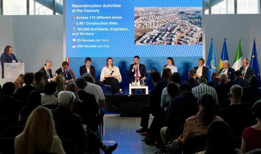Bakan Kurum asrın inşa seferberliğini dünyaya anlattı Şehircilik ve Çevre Bakanı
