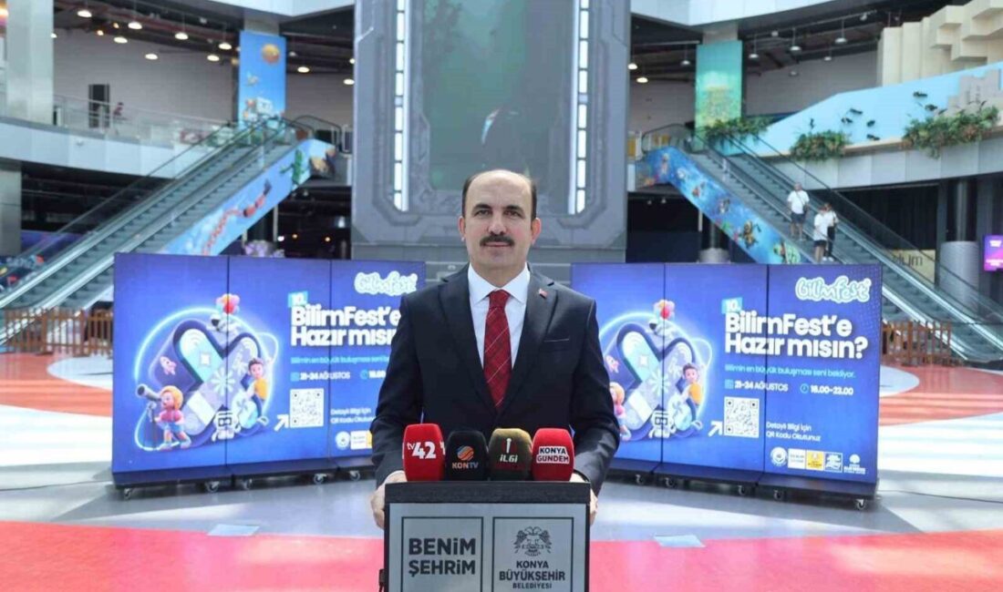 Konya Büyükşehir Belediye Başkanı Uğur İbrahim Altay, Konya Bilim Merkezi'nin