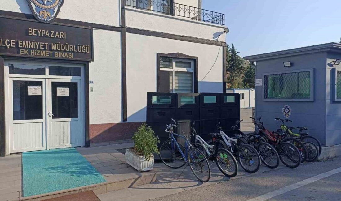 Beypazarı ilçesinde artan bisiklet hırsızlıklarını çözmek için polis ekipleri harekete