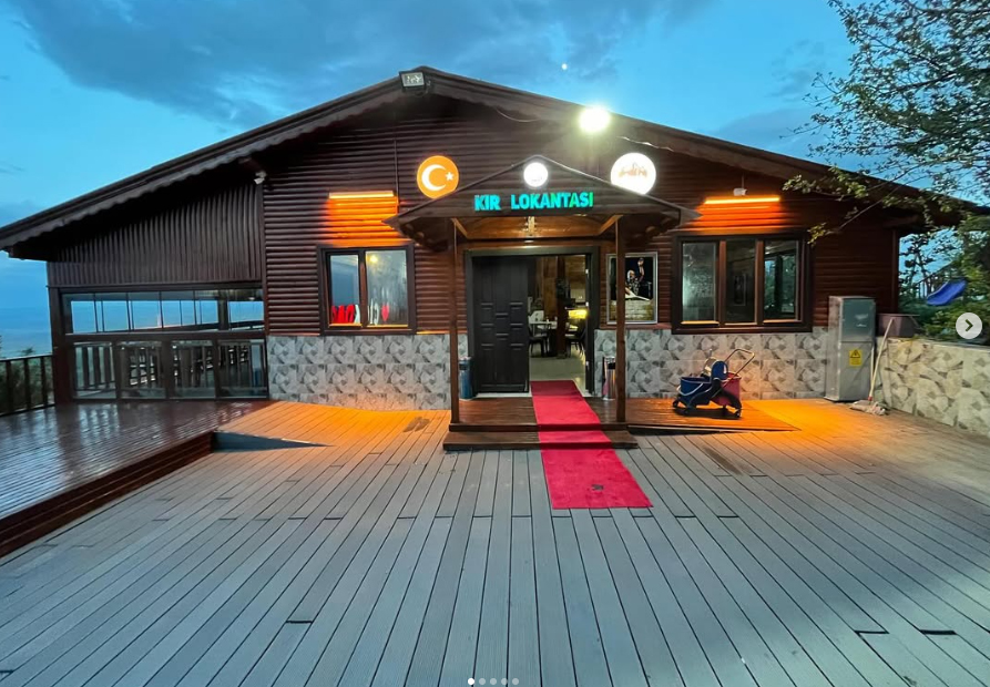 Çiçekdağı Belediyesi’ne ait Çamlık Kır Lokantası, eşsiz doğa manzarası ve