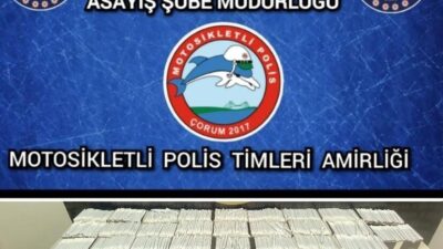 Çorum'da yapılan polis operasyonunda aranan 4 kişi yakalandı. 108 uygulamada