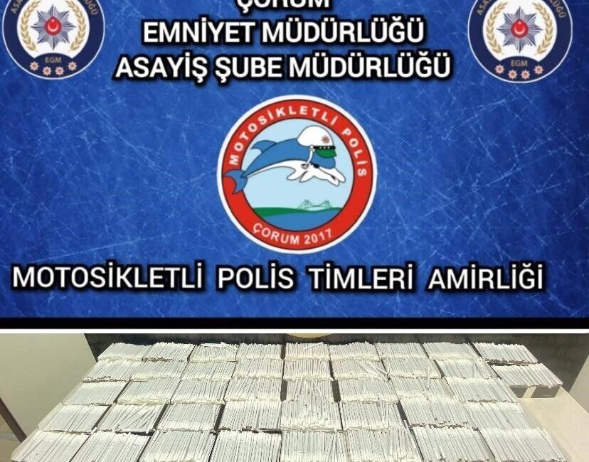 Çorum’da aranan 4 kişi yakalandı Çorum'da yapılan polis operasyonunda