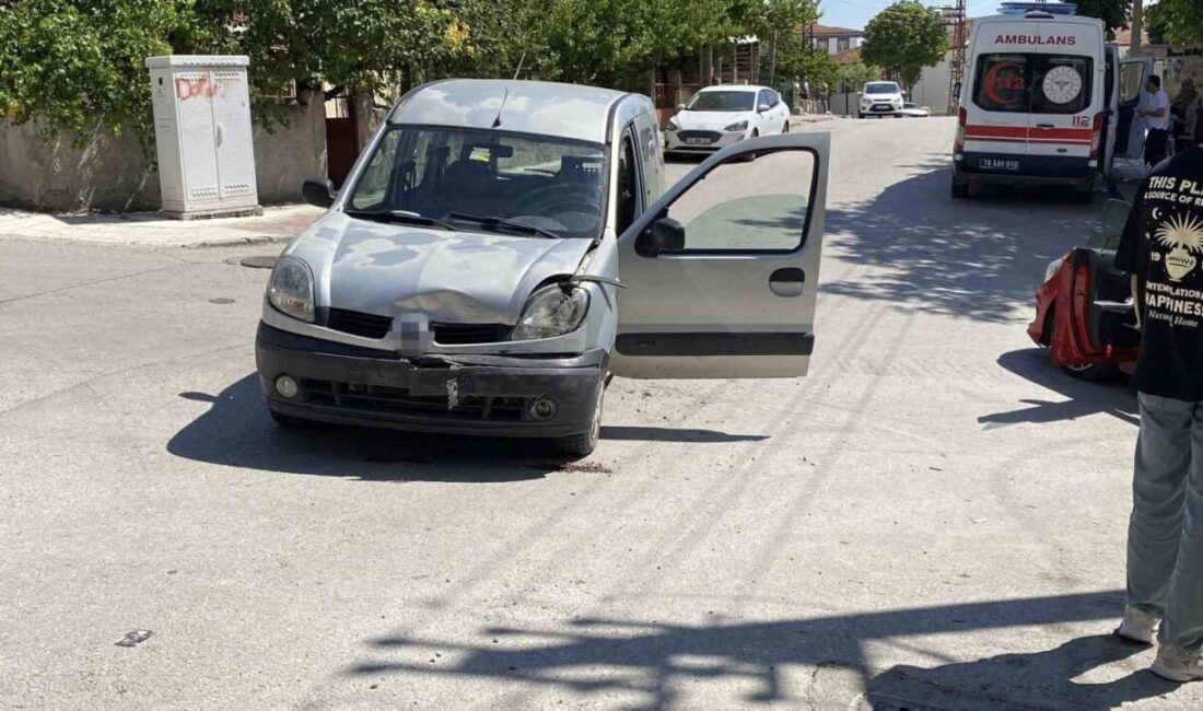 Çorum'da yaşanan kaza Şenyurt 2. Cadde'de meydana geldi. O.Y. idaresindeki