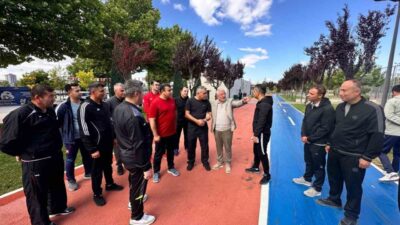 Çorum Belediyesi Zabıta Müdürlüğü personeli, sabah sporlarıyla daha enerjik ve