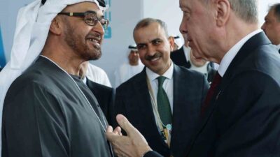 Cumhurbaşkanı Erdoğan, Birleşik Arap Emirlikleri Devlet Başkanı Al Nahyan ile