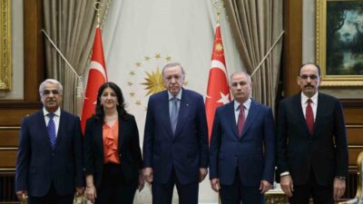 Cumhurbaşkanı Erdoğan, DEM Parti heyetini kabul etti. Pervin Buldan ve