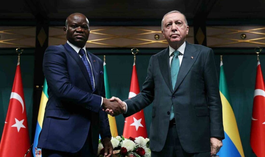 Cumhurbaşkanı Erdoğan, Gabon Cumhurbaşkanı Nguema ile iş birliği hakkında anlaşmalar