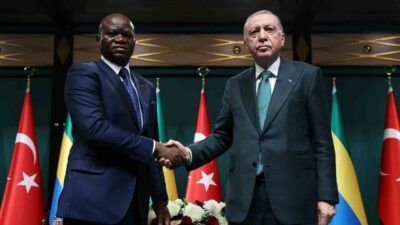 Cumhurbaşkanı Erdoğan, Gabon Cumhurbaşkanı Nguema ile iş birliği hakkında anlaşmalar