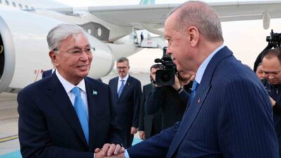 Cumhurbaşkanı Recep Tayyip Erdoğan, Kazakistan Cumhurbaşkanı Kasım Cömert Tokayev'i Türkiye'ye
