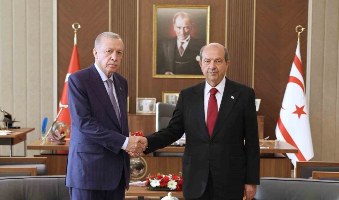 Erdoğan ve Tatar, KKTC'de bir araya geldi. Erdoğan, Barış ve