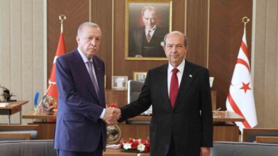 Erdoğan ve Tatar, KKTC'de bir araya geldi. Erdoğan, Barış ve