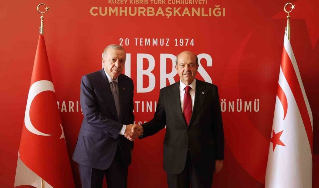 Cumhurbaşkanı Erdoğan, KKTC'deki açılış ve temel atma törenlerinde, ülkenin Doğu