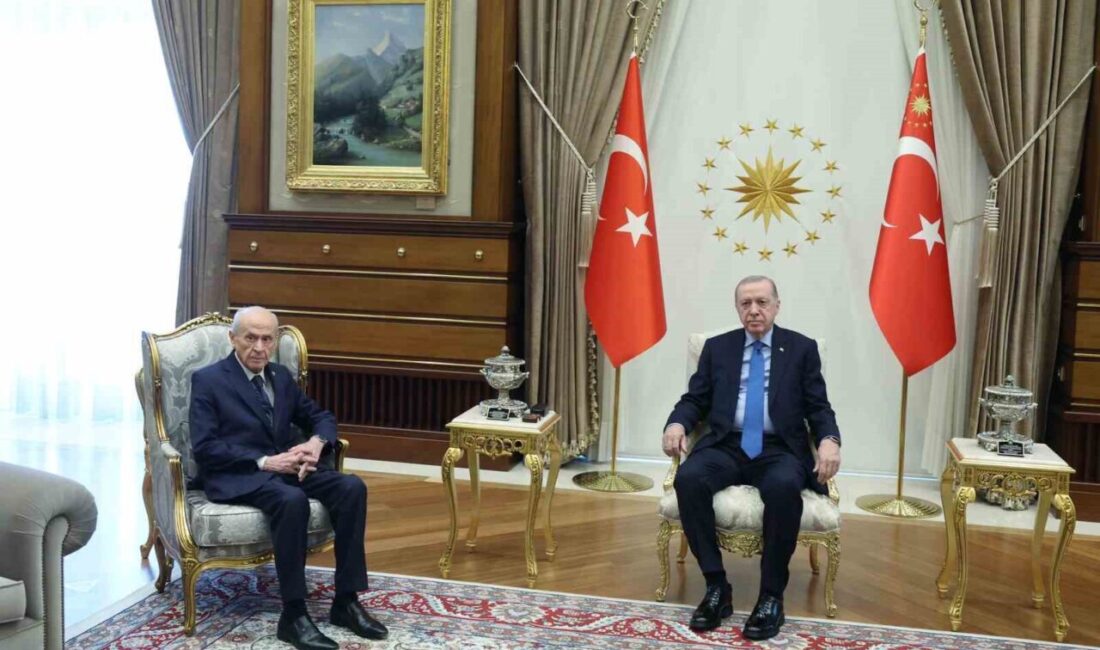 Cumhurbaşkanı Erdoğan, MHP Genel Başkanı Bahçeli ile görüştü Cumhurbaşkanı Erdoğan, MHP lideri