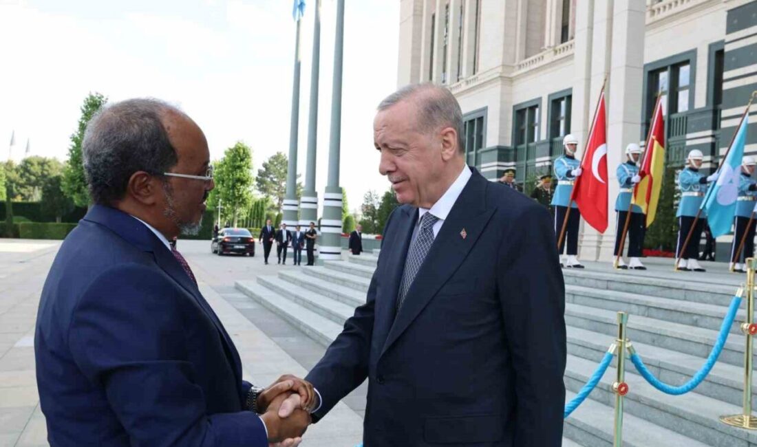 Cumhurbaşkanı Erdoğan, Somali Cumhurbaşkanı Mahmud ile görüştü Cumhurbaşkanı Recep Tayyip Erdoğan,
