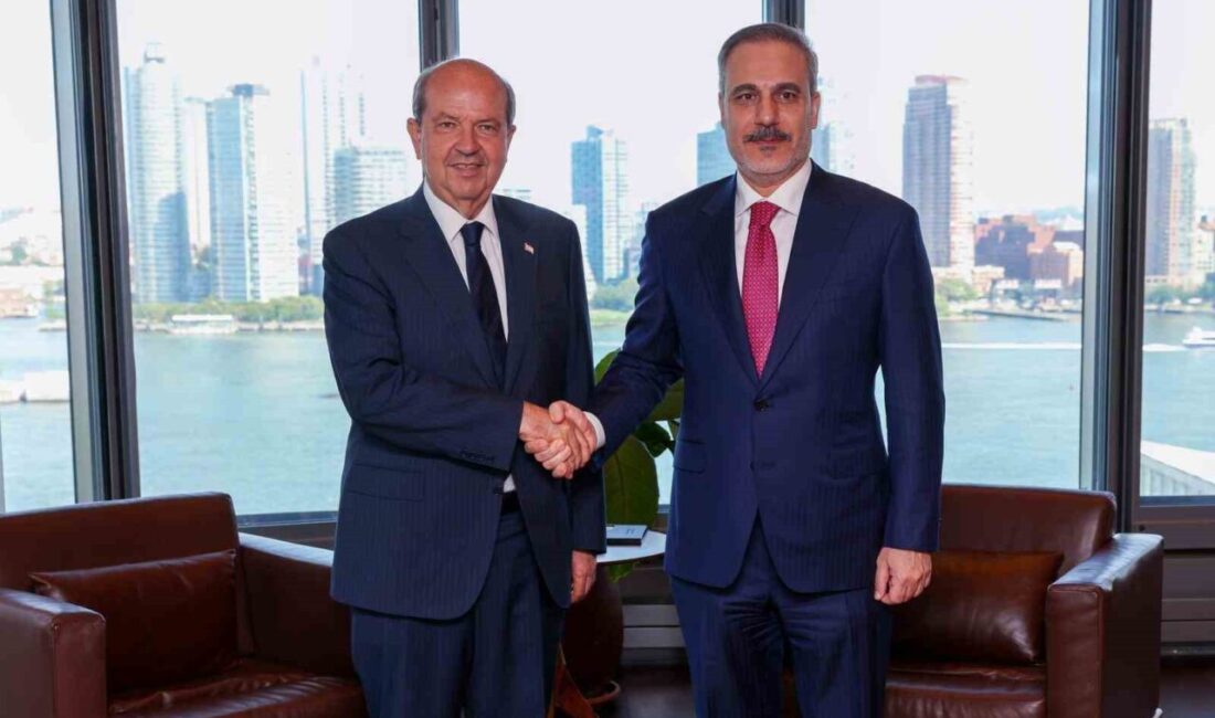 Hakan Fidan, ABD'nin New York kentinde KKTC Cumhurbaşkanı Ersin Tatar
