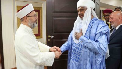 Diyanet İşleri Başkanı Ali Erbaş, Nijer’in Damagaram Sultanı Aboubacar Oumarou