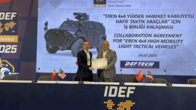 Türkiye'nin KATMERCİLER ile Malezya'nın DEFTECH firması arasında yapılan işbirliği anlaşmasıyla