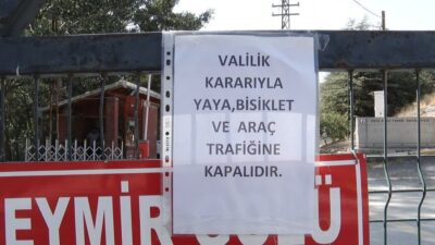 Ankara Valiliği, Eymir Gölü çevresindeki yangın kontrol altına alındıktan sonra